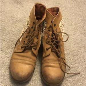Steve Madden combat boots